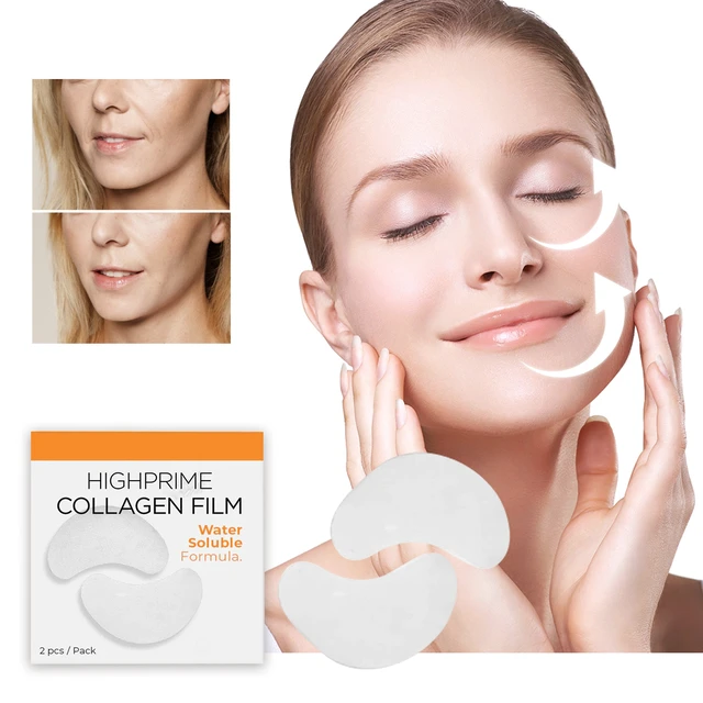 Alt view image 2 of 6 - Collagen Water-Soluble Eye Masks Daily Hydrating Moisturizing Patches for Fine Lines & Eye Skin Care