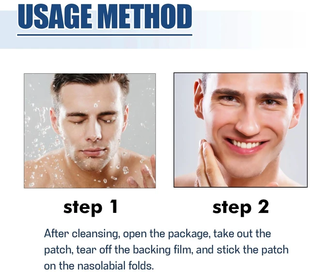 Alt view image 6 of 6 - Men's Gentle Nourishing Skin Moisturizing Massage Care Patch