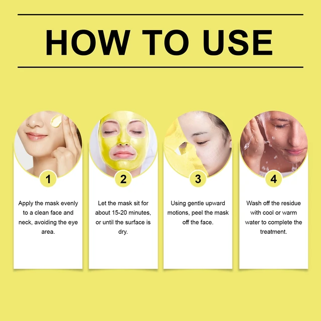 Alt view image 5 of 5 - Skin Brightening & Hydrating Face Pack, Pore Refining, Deep Cleansing, Honey Tear Off Mask - Gentle Exfoliation