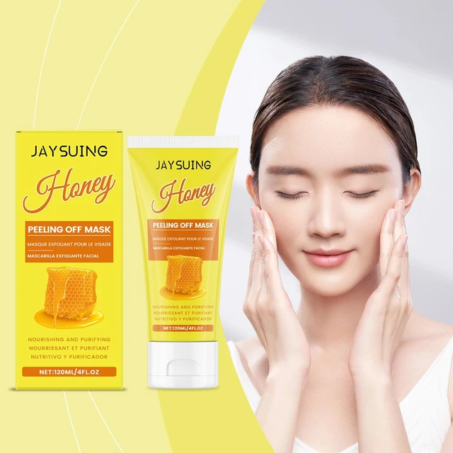 Main image of Skin Brightening & Hydrating Face Pack, Pore Refining, Deep Cleansing, Honey Tear Off Mask - Gentle Exfoliation