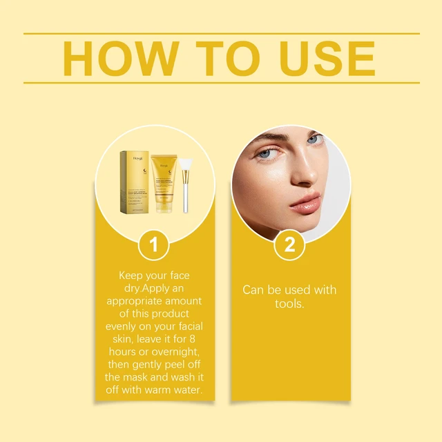 Alt view image 5 of 5 - Hydrating & Smoothing Facial Skin Care, Turmeric Collagen Eye Mask with Scraper - Gentle Deep Cleansing