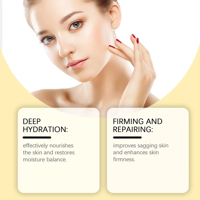 Alt view image 3 of 5 - Hydrating & Smoothing Facial Skin Care, Turmeric Collagen Eye Mask with Scraper - Gentle Deep Cleansing
