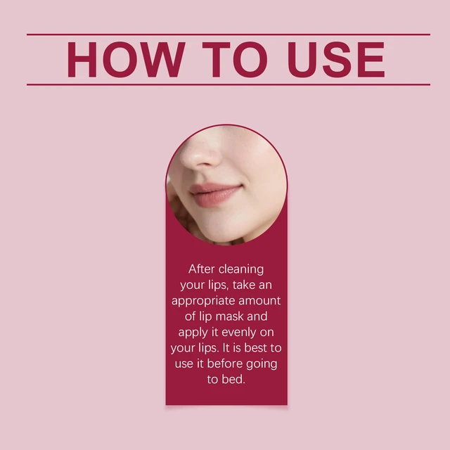 Alt view image 5 of 5 - Pomegranate Lip Sleeping Mask - Gentle Night Hydration & Nourishing Soft Care
