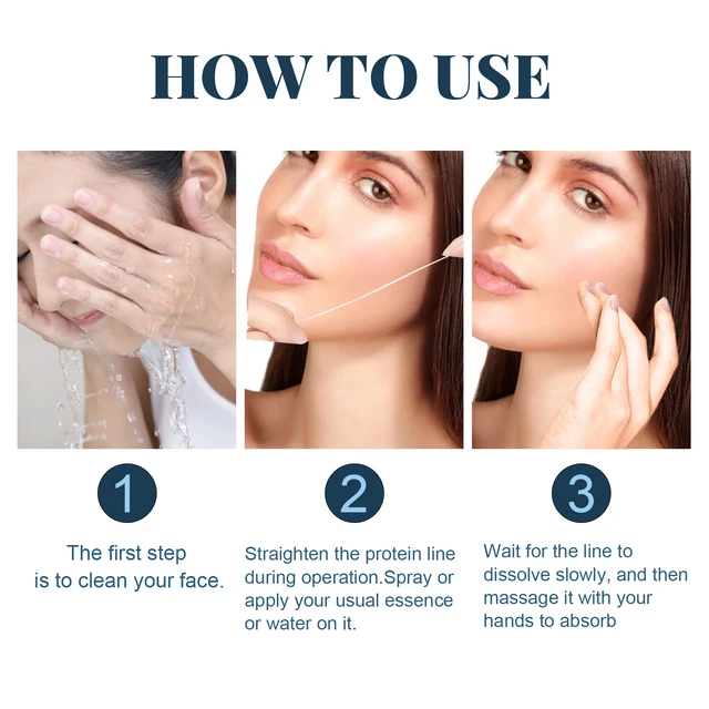 Alt view image 6 of 6 - Protein Anti-Wrinkle V-Face Lift Skin Tightening & Contouring Serum