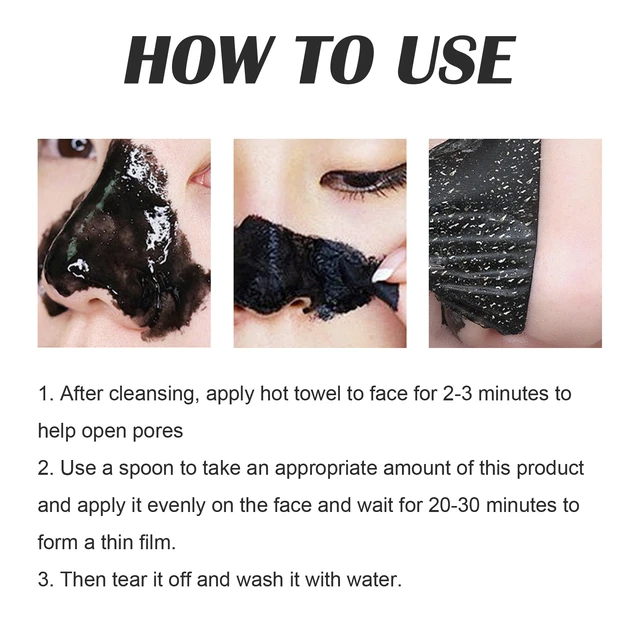 Alt view image 6 of 6 - Deep Pore Cleansing & Acne Removal for Skin Renewal and Pore Minimization, Peel-Off Blackhead Mask