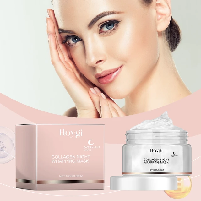 Alt view image 2 of 6 - Collagen Exfoliating Tear-Off Mask Gentle Hydrating Brightening Moisturizing Skin Care