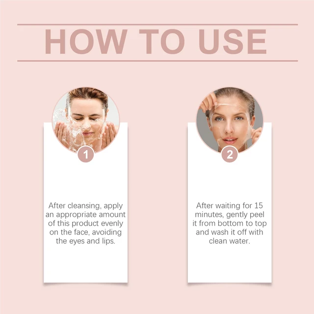 Alt view image 6 of 6 - Collagen Exfoliating Tear-Off Mask Gentle Hydrating Brightening Moisturizing Skin Care
