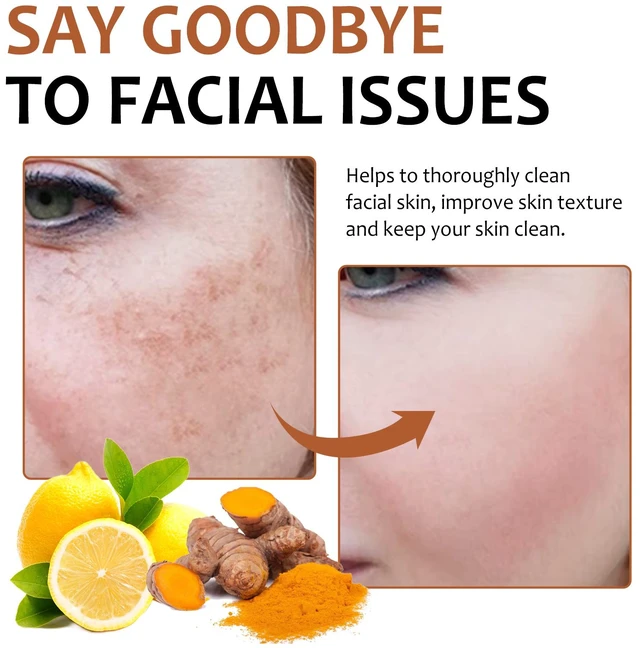 Alt view image 4 of 6 - Exfoliation & Moisturizing Face and Body Wash, Whitening, Skin Brightening, Kojic Acid Turmeric Lemon Soap for Deep Clean