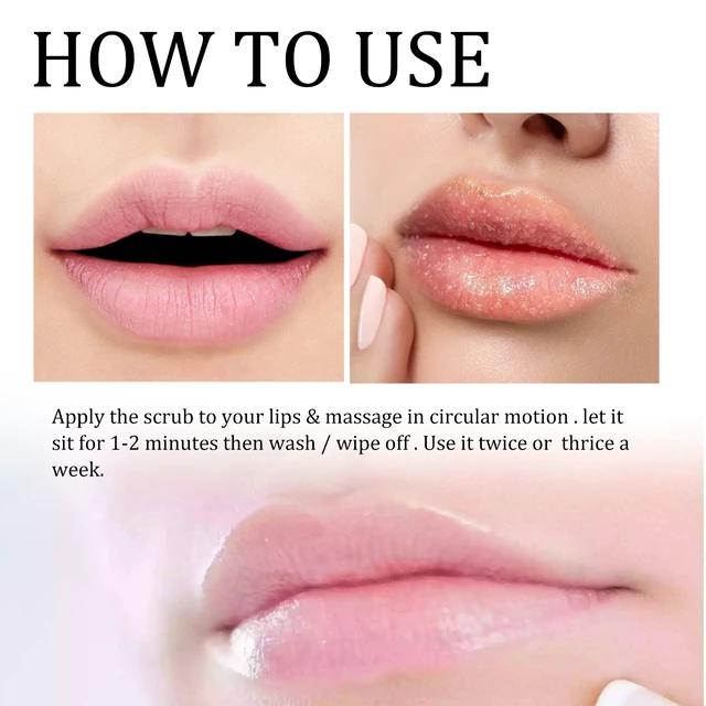 Alt view image 6 of 6 - Brightening & Moisturizing Care for Removing Dead Skin and Crusts, Lip Exfoliator Scrub