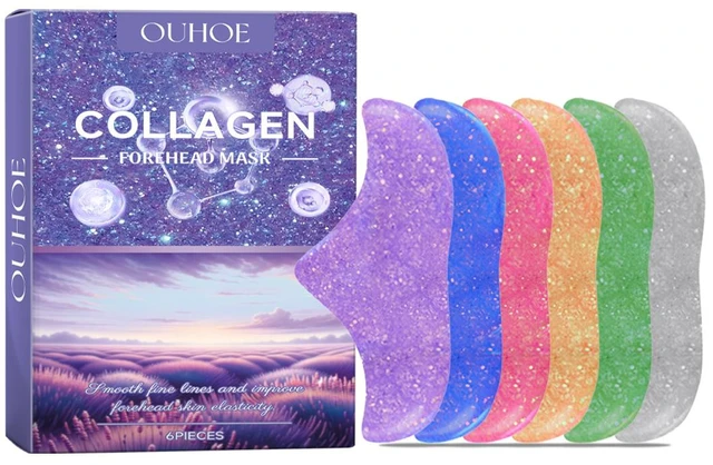 Main image of Collagen Forehead Mask Hydrating Smoothing Fine Lines Lifting Anti-Wrinkle Firming Brow Patch