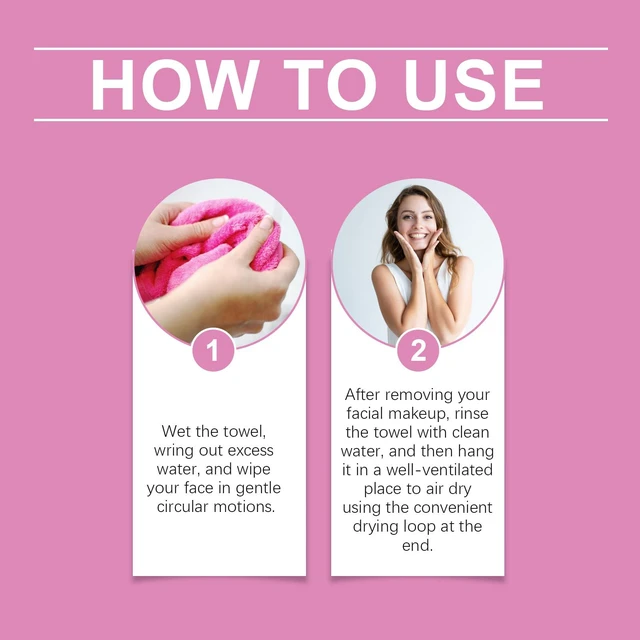 Alt view image 6 of 6 - EELHOPE Soft Fiber Facial Cleansing Cloth for Gentle Eye & Face Makeup Removal