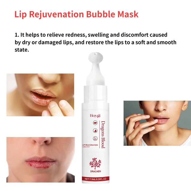 Alt view image 3 of 6 - Moisturizing Glossy Film for Dry Cracked Lips Care, HOYGI Lip Balm with Desalination & Lip Pattern Design
