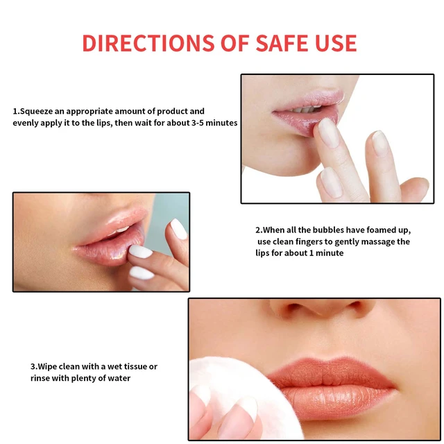 Alt view image 6 of 6 - Moisturizing Glossy Film for Dry Cracked Lips Care, HOYGI Lip Balm with Desalination & Lip Pattern Design