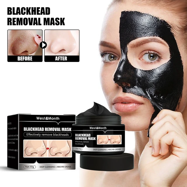 Alt view image 2 of 6 - West & Month Activated Charcoal Peel-Off Face Mask for Deep Cleansing and Blackhead Removal