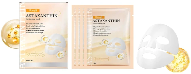 Main image of Astaxanthin Anti-Aging Face Mask (Boxed) Gentle Moisturizing Hydrating Facial Skin Care