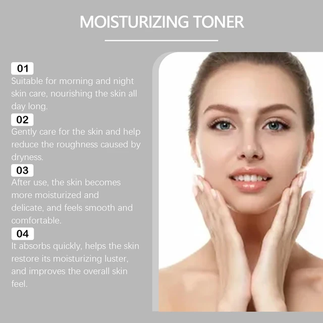 Alt view image 3 of 5 - Deep Nourishment and Moisturizing, Witch Hazel & Aloe Vera Hydrating Toner for Daily Facial Care