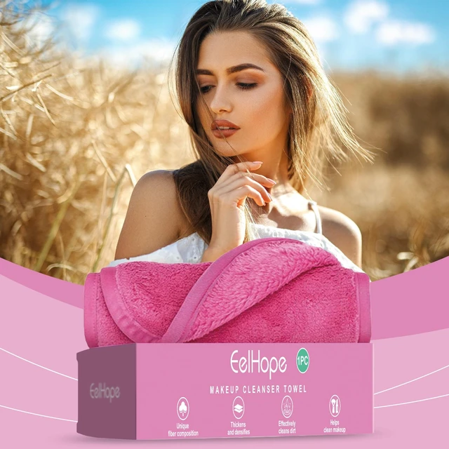 Alt view image 2 of 6 - EELHOPE Soft Fiber Facial Cleansing Cloth for Gentle Eye & Face Makeup Removal