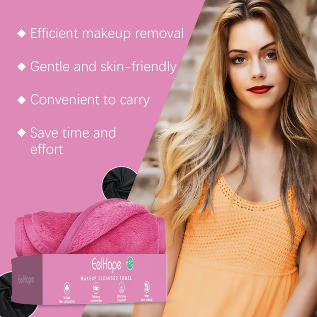 Alt view image 4 of 6 - EELHOPE Soft Fiber Facial Cleansing Cloth for Gentle Eye & Face Makeup Removal