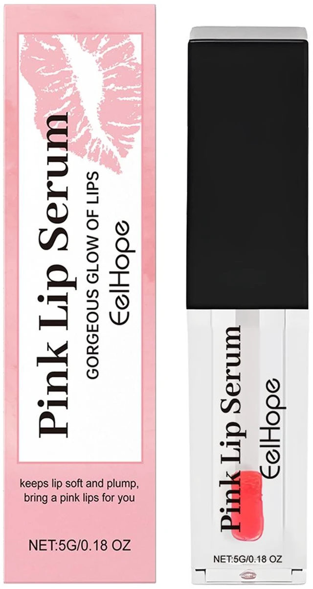Main image of Moisturized Lips, Pink Lip Oil: Hydrating Gloss for Brighter