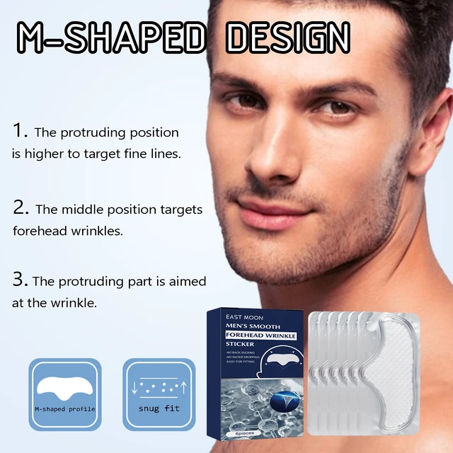 Alt view image 3 of 6 - Men's Forehead Wrinkle Removal Patches for Reducing Fine Lines