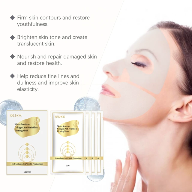 Alt view image 4 of 6 - and Fine Line Reduction, Brightening, Nourishment, Collagen Facial Mask for Hydration