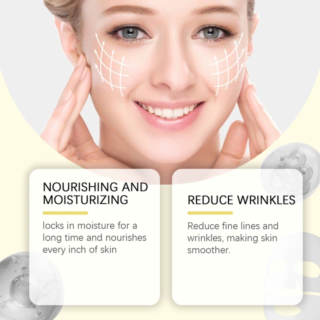Alt view image 3 of 6 - and Fine Line Reduction, Brightening, Nourishment, Collagen Facial Mask for Hydration