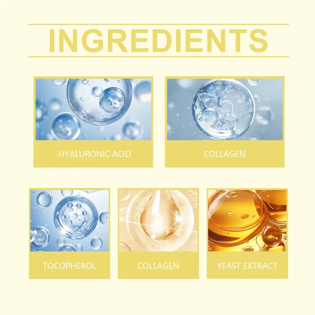 Alt view image 5 of 6 - and Fine Line Reduction, Brightening, Nourishment, Collagen Facial Mask for Hydration