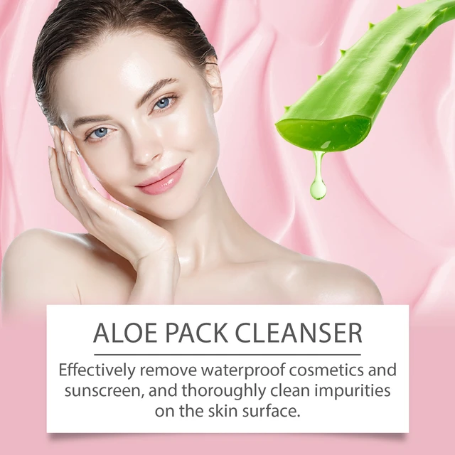 Alt view image 3 of 6 - West Month Aloe Calming Face Wash Mild Deep Pore Cleanser Exfoliates Dead Skin for Smooth Complexion