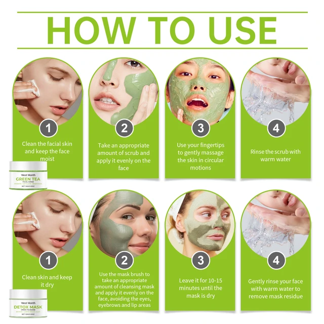 Alt view image 6 of 6 - Hydrating & Refreshing Skin Balance Kit, West Month Green Tea Facial Cleansing Set - Oil Control