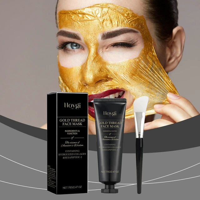 Alt view image 2 of 6 - Hydrating Facial Care Treatment for Deep Moisturizing and Pore Cleansing, 24K Gold Under Eye Mask