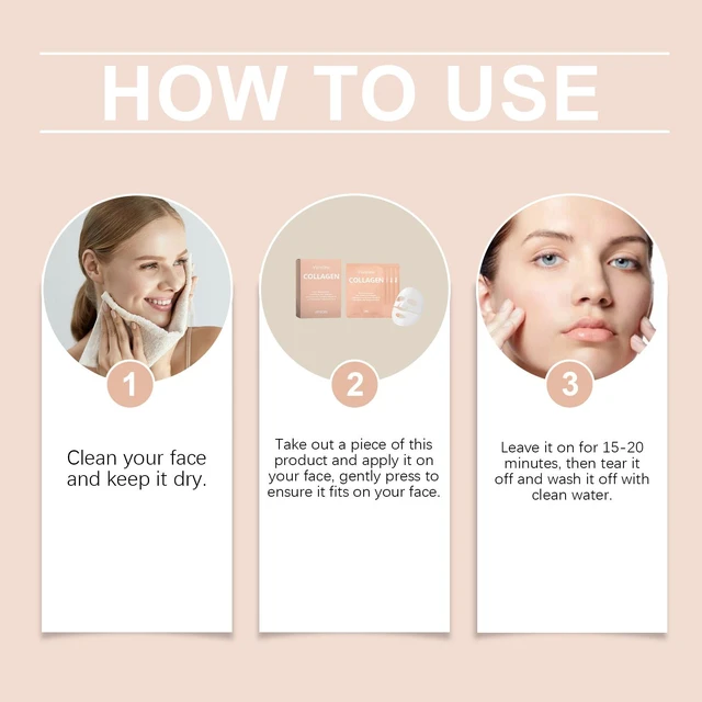 Alt view image 5 of 5 - Fine Skin, Hydrating Collagen Face Mask - Lightweight Pre-Makeup Skincare for Moisturized