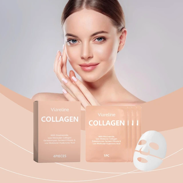 Main image of Fine Skin, Hydrating Collagen Face Mask - Lightweight Pre-Makeup Skincare for Moisturized