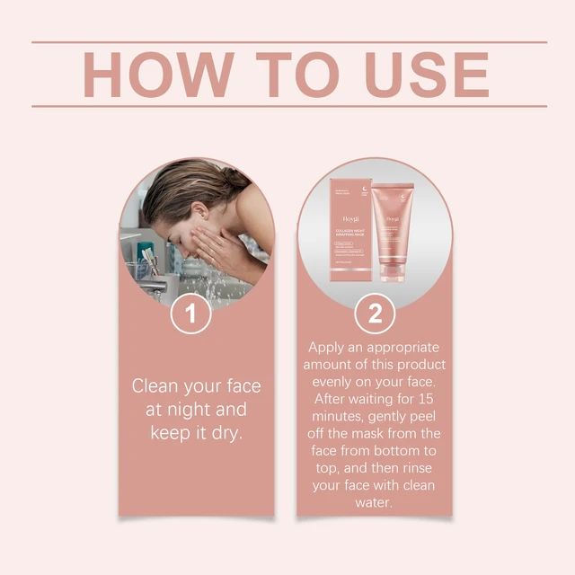 Alt view image 5 of 5 - Collagen Tear Off Peel-Off Mask Daily Deep Cleansing Exfoliation Hydrating Care