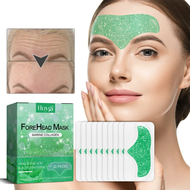 Alt view image 2 of 6 - Smoothing Moisturizing Firming Skin Care, Forehead Wrinkle Removal Patch for Fine Lines & Crow's Feet