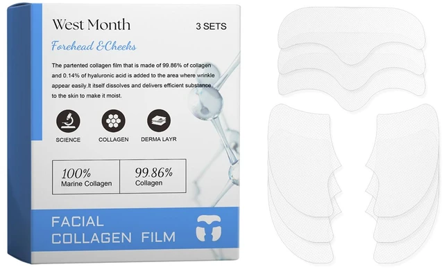 Main image of Moisturizing Skin & Reducing Fine Lines, West Month Collagen Face Mask for Deep Hydration