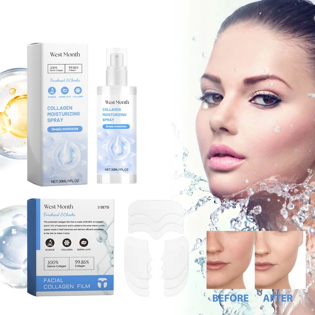 Alt view image 2 of 5 - Moisturizing Skin & Reducing Fine Lines, West Month Collagen Face Mask for Deep Hydration