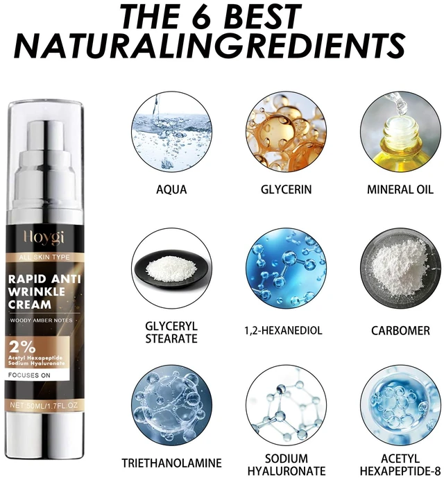Alt view image 5 of 7 - Tightening and Reducing Facial Fine Lines & Wrinkles, Anti-aging Moisturizing Cream for Brightening