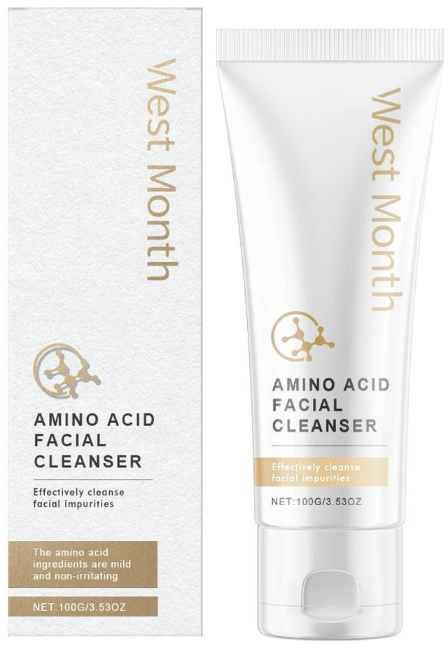 Main image of West Month Amino Acid Face Wash - Gentle Deep Cleansing for Fine Pores & Skincare
