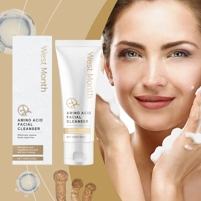 Alt view image 2 of 6 - West Month Amino Acid Face Wash - Gentle Deep Cleansing for Fine Pores & Skincare