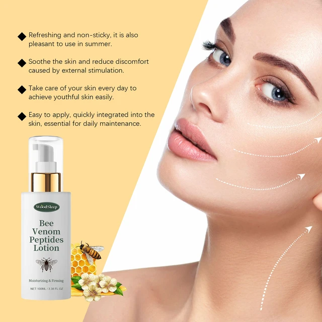Alt view image 3 of 6 - WOODSLEEP Bee Venom Hydrating & Firming Lotion for Skin Lifting and Moisturizing