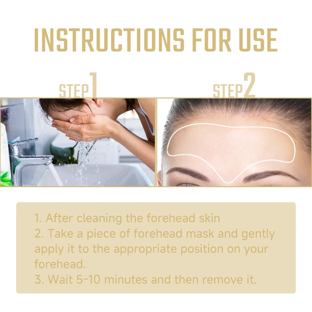 Alt view image 6 of 6 - and Reducing Fine Lines & Creases, Lifting, West Month Collagen Forehead Wrinkle Patches for Smoothing