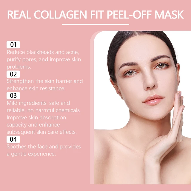 Alt view image 2 of 5 - and Glossy Lips, Elastic, Collagen Lip Mask with Applicator - Hydrating & Firming Treatment for Soft