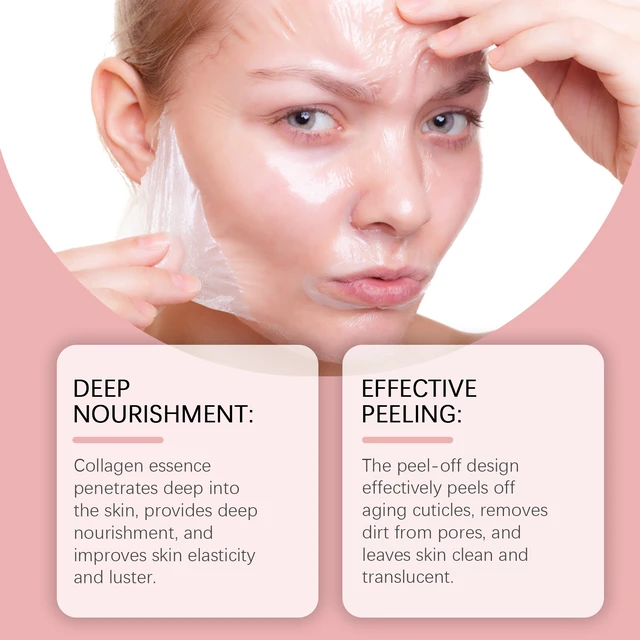 Alt view image 3 of 5 - and Glossy Lips, Elastic, Collagen Lip Mask with Applicator - Hydrating & Firming Treatment for Soft