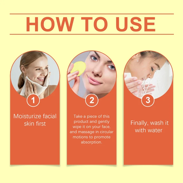 Alt view image 6 of 7 - Unclog Pores & Fade Acne Marks, Turmeric Kojic Acid Facial Cleansing Pads - Gentle Deep Clean