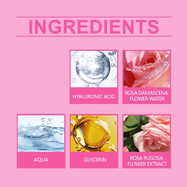Alt view image 4 of 5 - Rose Hydrating Face Mist Gentle Skin Care with Fine Mist for Moisturizing and Refreshing