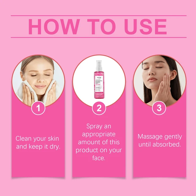 Alt view image 5 of 5 - Rose Hydrating Face Mist Gentle Skin Care with Fine Mist for Moisturizing and Refreshing