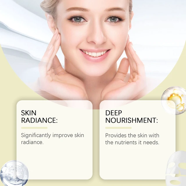 Alt view image 2 of 6 - NiacinamideBrightening Face Mask (Bag) Deep Hydration & Moisturizing Daily Beauty Skincare