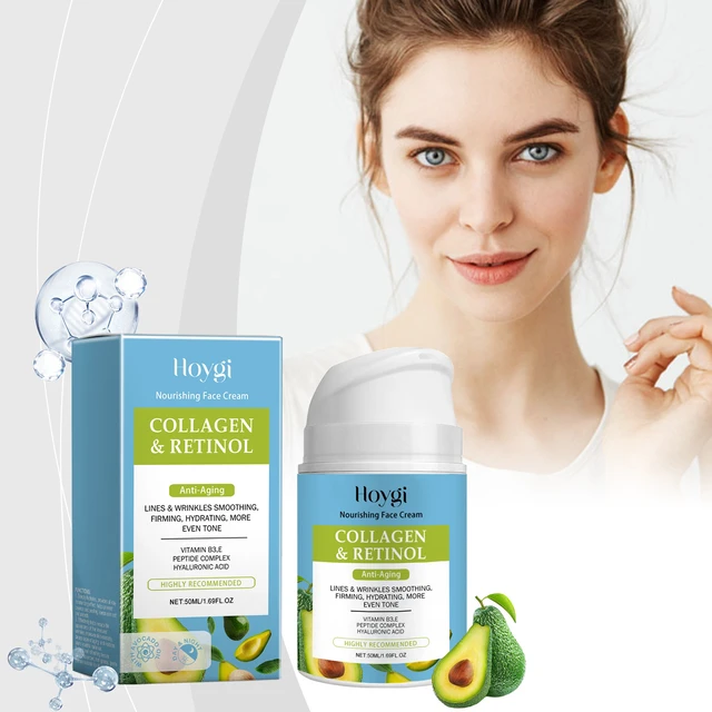 Alt view image 2 of 6 - Collagen Face Moisturizer Hydrating Skin Softening Anti-Wrinkle Cream for Fine Lines