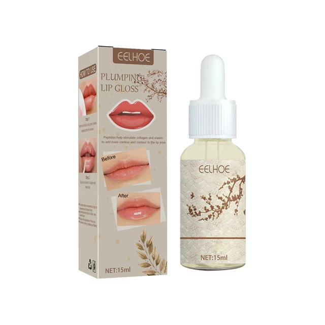Alt view image 7 of 7 - Moisturizing Lip Oil for Plumping and Hydration with Defined Lip Pattern