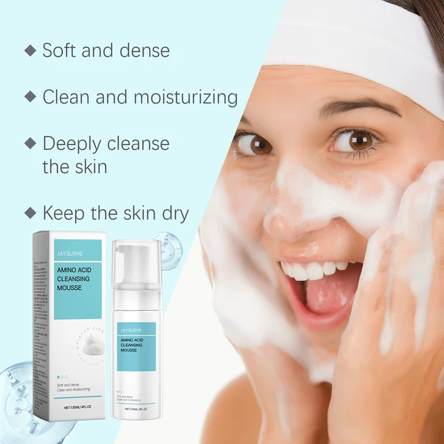 Alt view image 4 of 6 - JAYSUING Gentle Amino Acid Facial Cleansing Foam Hydrating Skin Repair Wash
